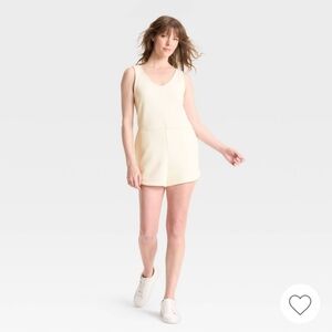 Women's Sandwash Mini Romper, Cream, Size XXL, NWT